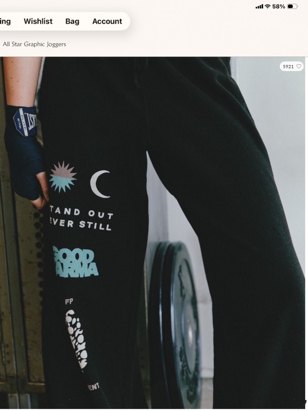 FREE PEOPLE ALL STAR JOGGERS /NAVY